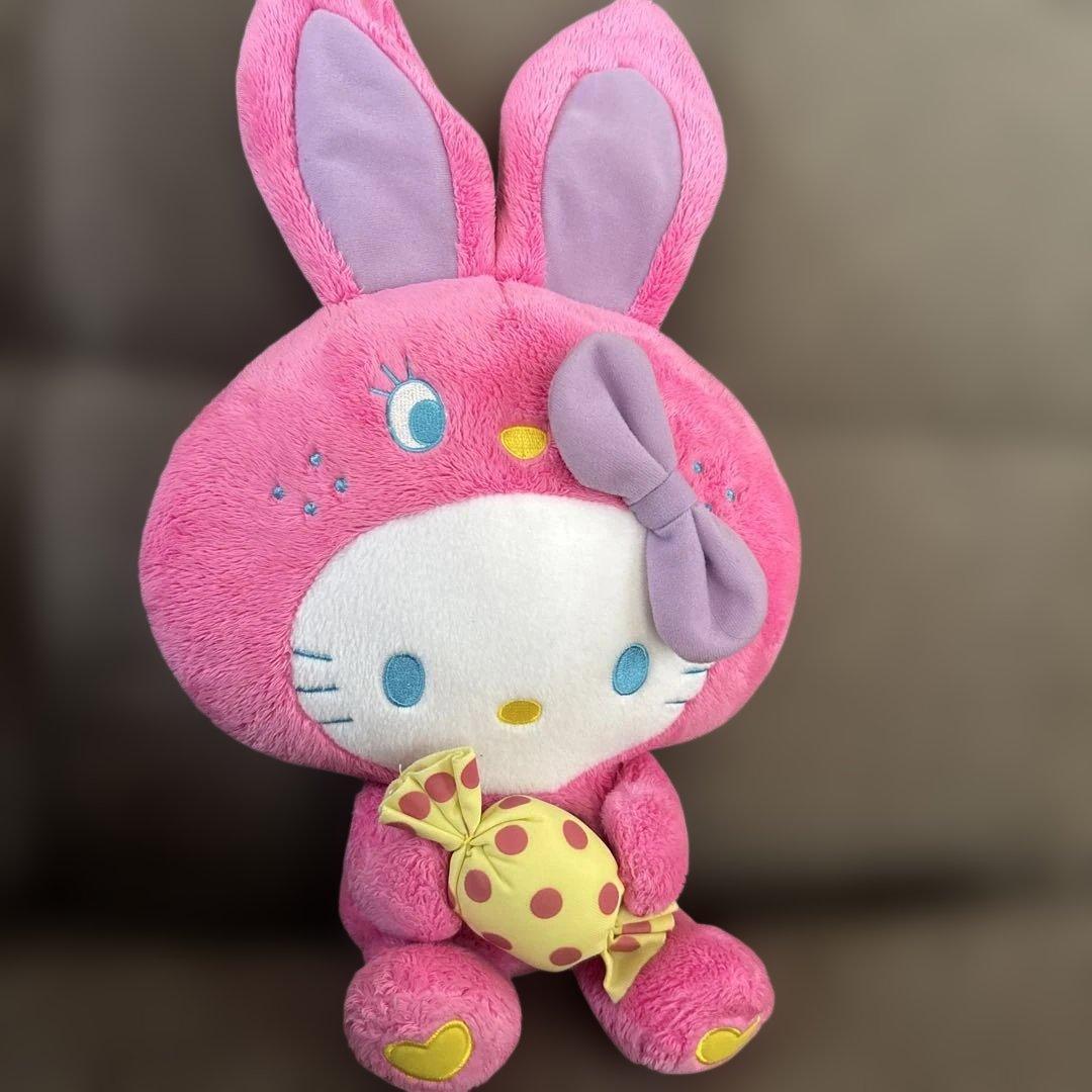 Hello Kitty Colorful Bunny Plush Toy