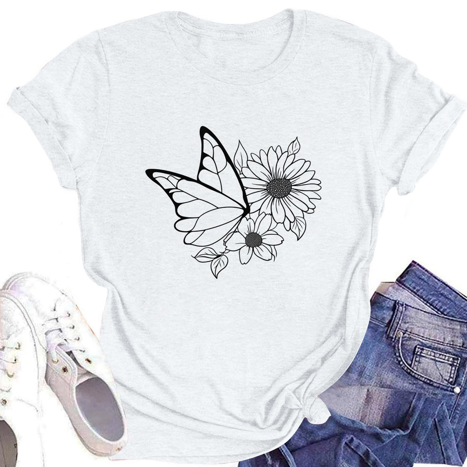 

Детская футболка с круглым вырезом и короткими рукавами 160 белый