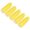 5Pcs Dog Corn Toy Latex Simulation Interactive Puppy Teething Chew Toys with Sound for Small Medium