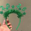 Sweet Star Strip Headwear Sequin Glitter Hair Hoop New Year Decorative Headdress  Masquerade Party