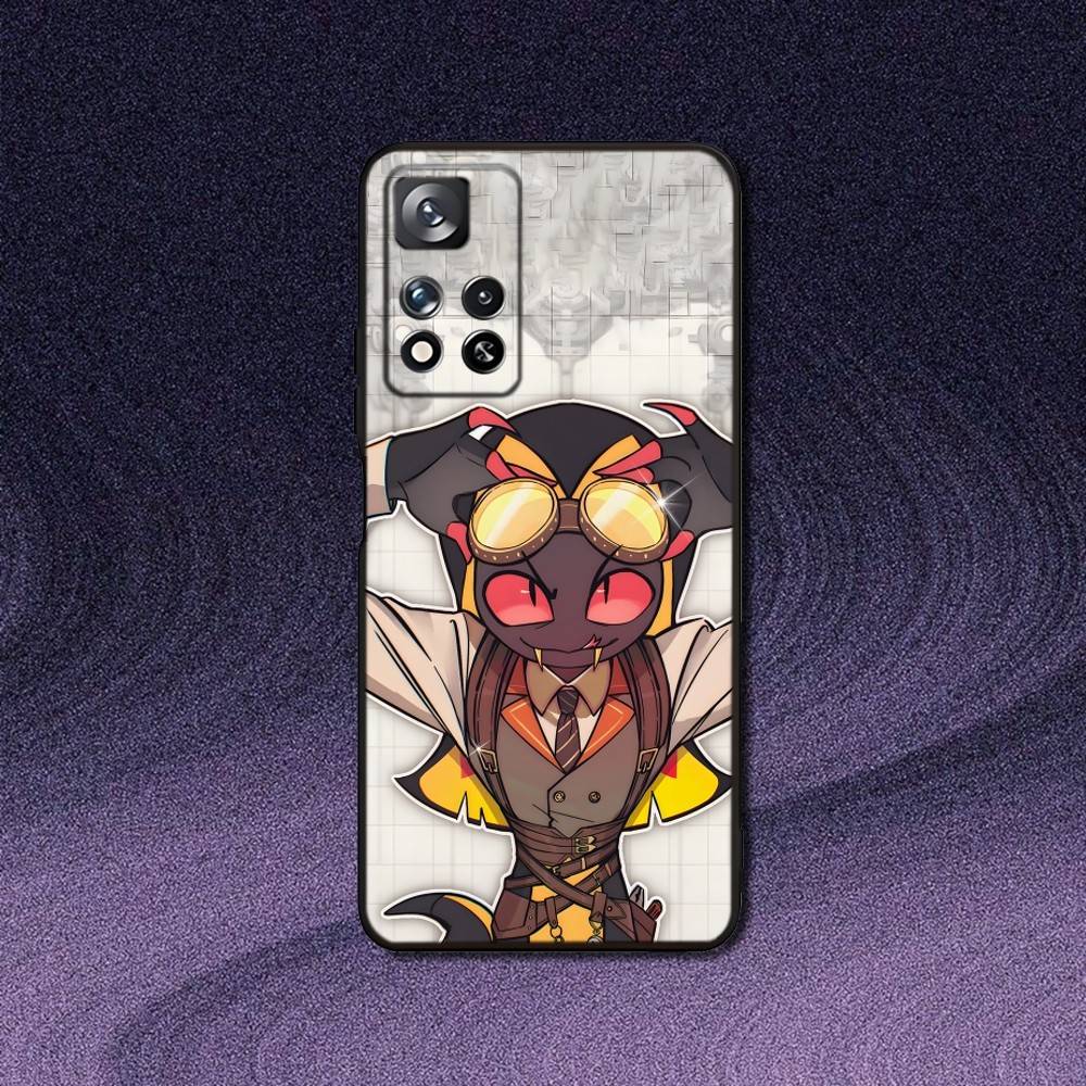 

Sir Pentious H-HazbinS Phone Case For Samsung S10,S21,FE,S21,S26,S25,S24,S23,Ultra,S9,S22,Plus Soft Silicone Black Cover Samsung S20plus5G