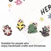 20Pcs Christmas Cats Charm for Handmade Jewelry Stylish Necklace and Bracelet Pendants Gold Plated Alloy Accessories