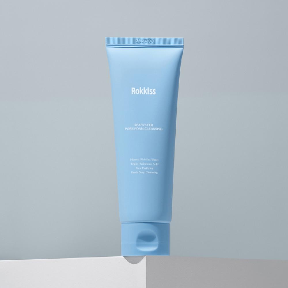 Rokkiss Sea Water Pore Foam Cleanser 120ml 1ea