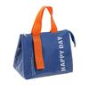PVC Insulated Waterproof Lunch Bag - Fresh Style Handbag for Students and Office Workers, Thickened for Commute or Take-Out Meals.