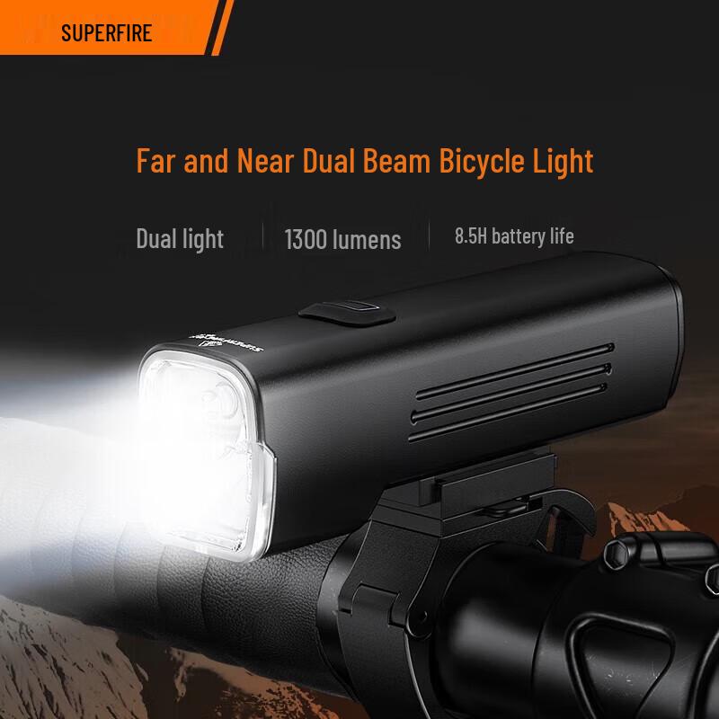 Shenhuo RB60 High-Power USB-C Rechargeable Bicycle Light