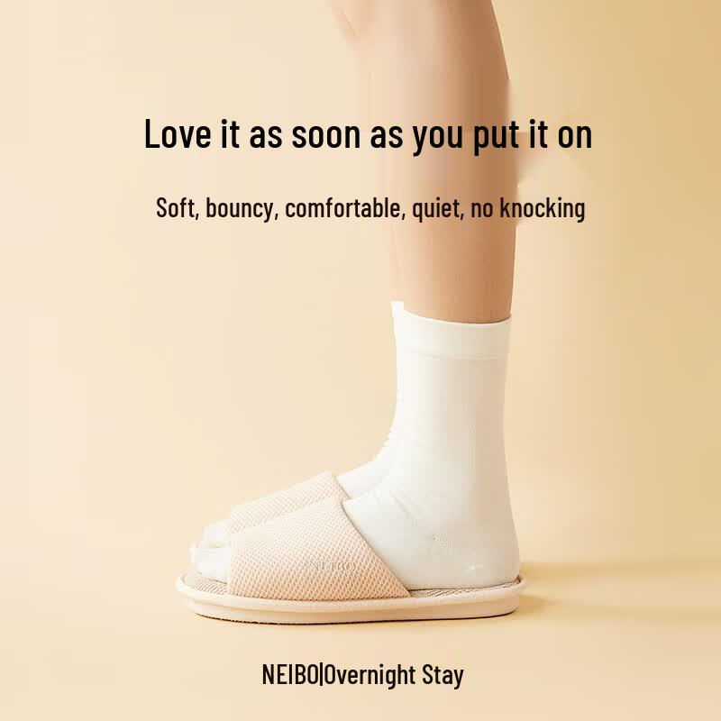 Unisex Anti-slip Latex Linen Slippers