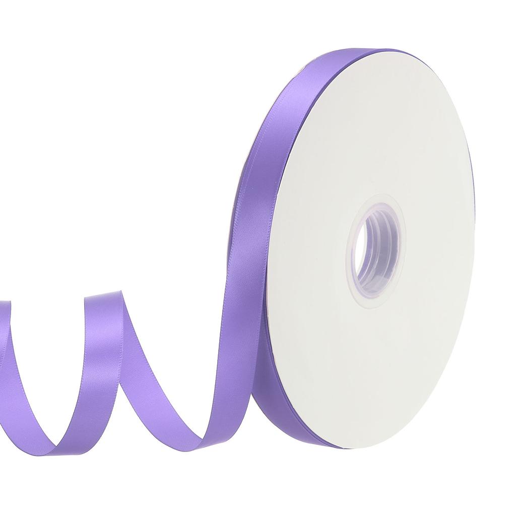 Polyester Satinband einseitig Grosgrainband Unifarbenes Stoffband für Basteln Hochzeitsparty Geschenkverpackung 5/8"x100 Yard