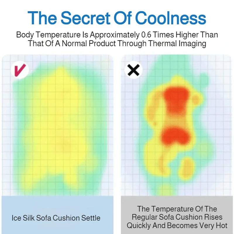 Breathable Cooling Mattress Skin-friendly Comfortable Ice Silk Bed Mat Pad Soft Lightweight Smooth Air Condition Cushion