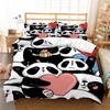 3D Panda Printed Pillowcase and Quilt Cover Household Bedding Set Bedroom Comfortable Bedding
