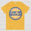 Bleib dran! Baumwolle Sommer Lässig Kühl Locker T-Shirt