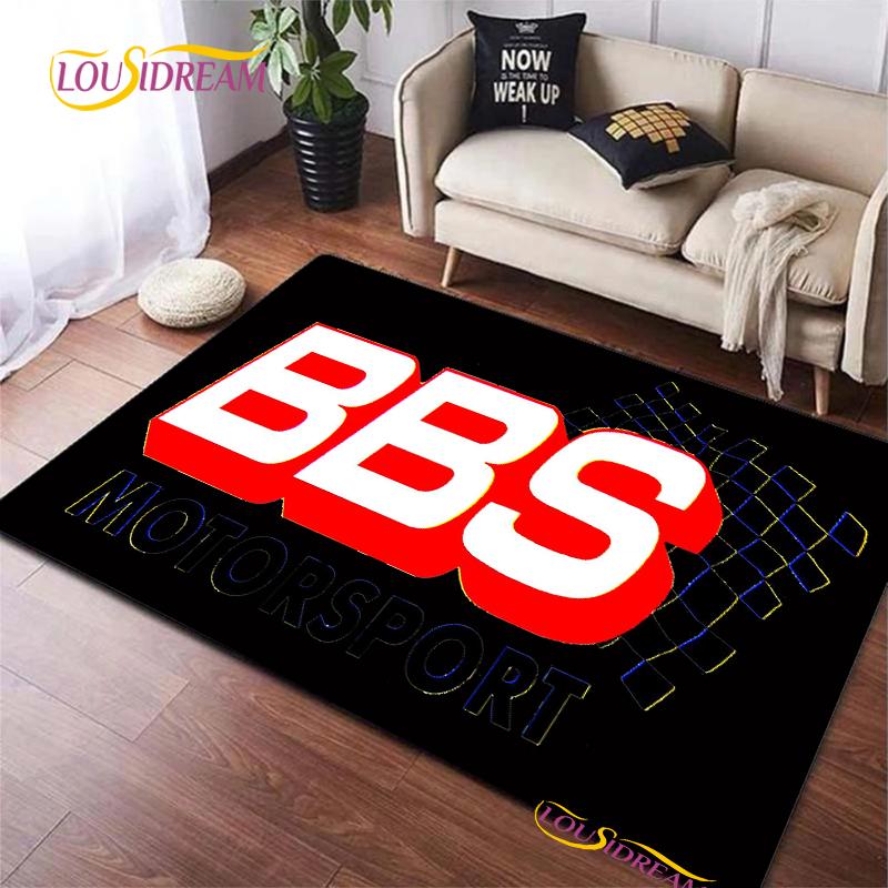 BBS Racer 3D Printed Carpet Children Play Carpet Living Room Bedroom Non-slip Carpet Photography Props Birthday Gift Alfombra