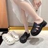 Platform Fisherman Sandals Women's Slip-On Hollow Out Casual Slippers
