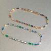 Shiny Colorful Crystal Bracelet for Women Sparkling Zircon Accent Chain Anti-allergy Jewelry for Night Out Party Birthday Gift
