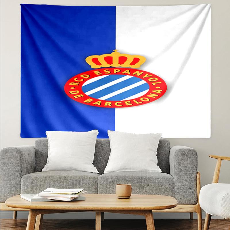 Real Sociedad Crest Design Tapestry Accessories Playroom Tapestry, for Bedroom,Livingroom, dormitory Room Wall Decor Fan Birthday Gifts