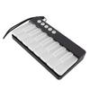 Keyboard Piano Toy with 7 Color Gradient Lights Black Portable Light Up Keyboard Piano Musical Instrument Toy