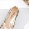Fairy Mid-heel Single Shoes Spring All-match Shallow Mouth Small Leather Shoes Retro Women
