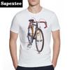 Bicycles MTB Print T Shirt Summer Men T-shirt Downhill Biking Print Casual Heartbeat Stimulation Exercise Male Harajuku Tshirt
