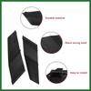 Motoforti Front Windshield Wiper Cowl Cover Extension Trim Wiper Cowling Plastic Panel Fit for Toyota Corolla 2014-2019 No.5508402250/5508302010 -