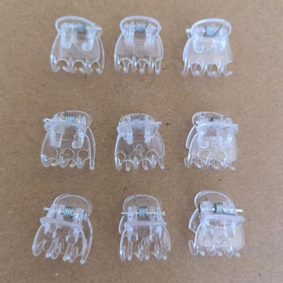 Transparente Pflanzenklammern Kunststoff Phalaenopsis-Klammern Orchideen-Stütz-Klammern für Blumenzweige Kletterpflanzen Ranken Tomaten