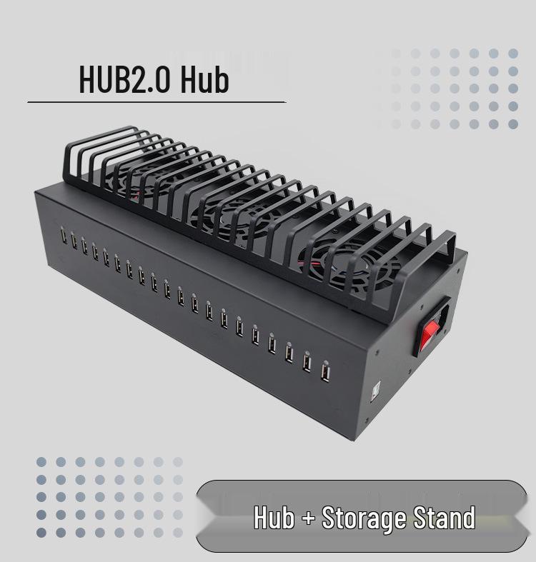Desktop USB Charging Hub: Multi-Port Splitter with 20/40/60 Ports