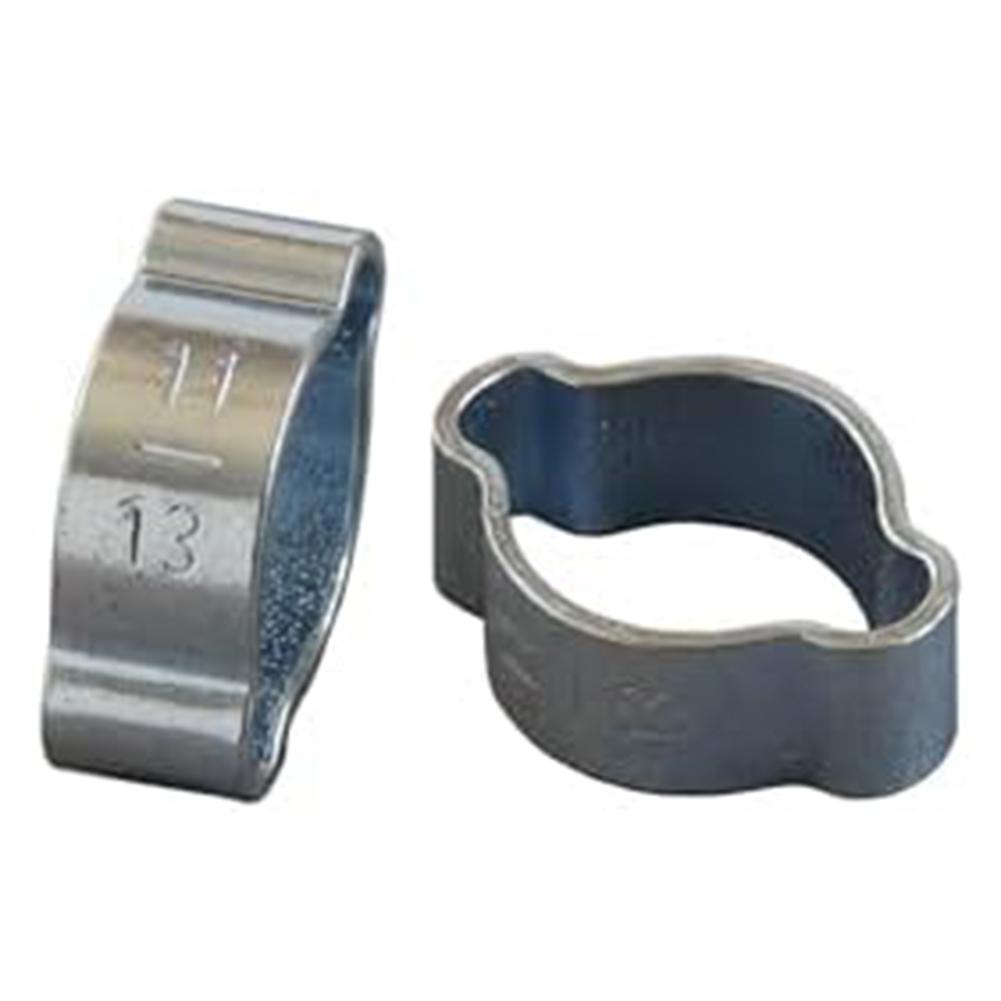 80pcs/set 5mm-20mm Hose Clamps Zinc-Plated Steel Double Ear Hose Clamps For Water Hoses Pipes Accessories