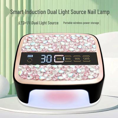 SS10 Rechargeable Nail Lamp 168W High-Power Quick-Dry Curing for Salons