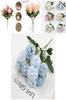 Realistic Rose Peony Artificial Flower Bouquet For Home Wedding Hotel Decoration Silk Material