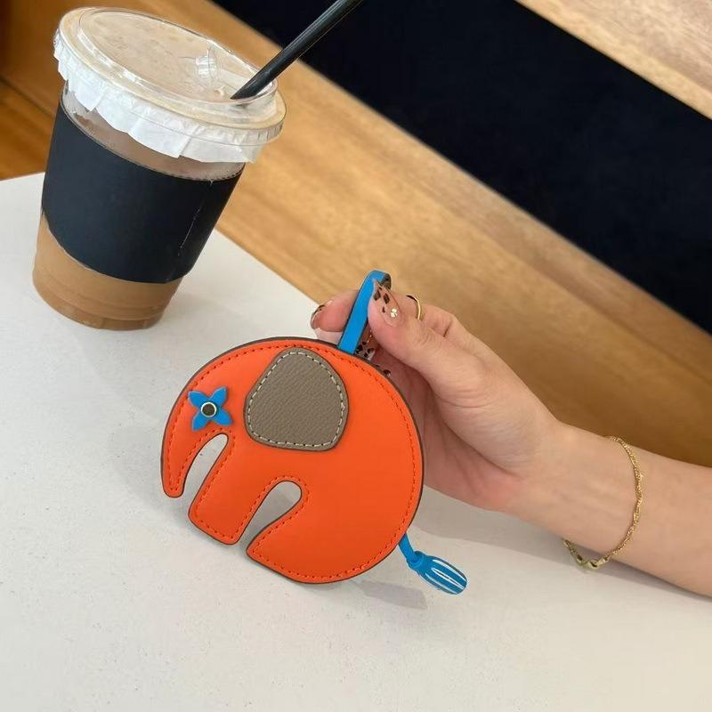 New Color Matching Cute Baby Elephant Elephant Bag Small Holding Decoration Exquisite Cartoon Pendant