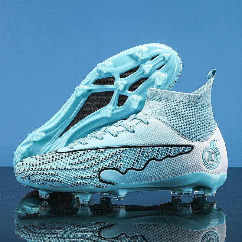Men's and women's shoes Artificial grass spikes Football shoes Men's same broken competition Teen students nail training