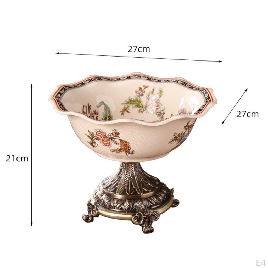 Ceramic Bowl for Fruits And Snacks, Unique Serving Tray Home