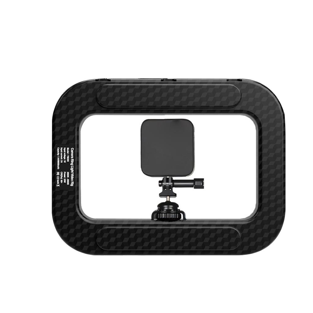 LED Mobile Video Stabilizer Rechargeable Cell Phone Light Handheld Phone Stabilizer with Phones Holder for Video Recording