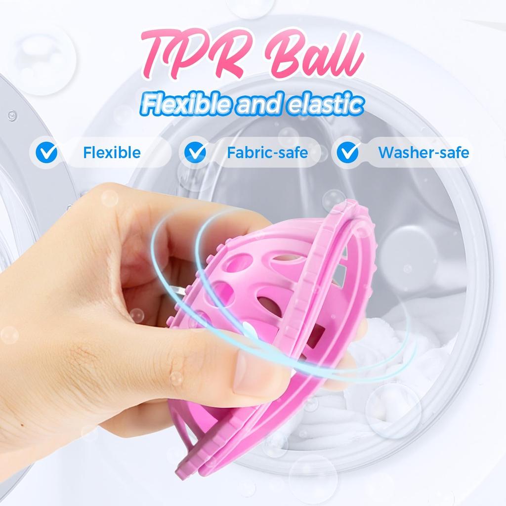 Pet Hair Remover For Laundry, New Reusable Effective Zapper For Dog & Cat Hair, Lint Catcher For Clothes Bedding Sheets Towels Home Fabric Care