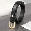 Simple Suit Decorative Belt Black Ladies Belt Casual Jeans Belt