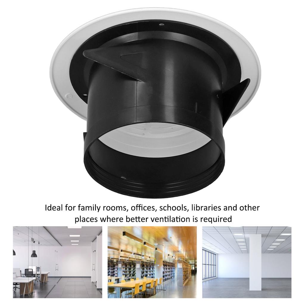 Rotatable Round Vent Cover  lacement     Exhaust Cover for Bathroom Kitchen