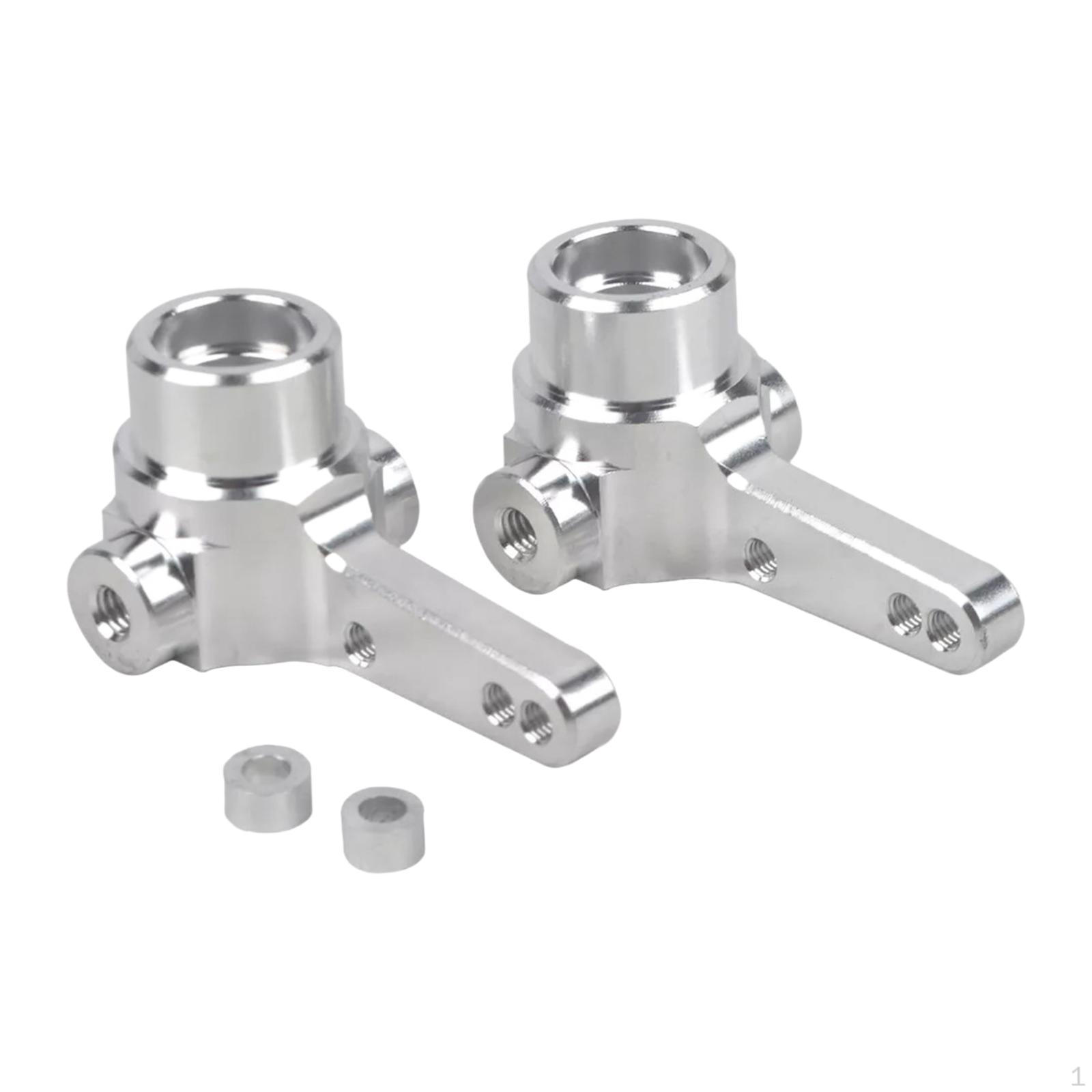 

2 Pieces 1/10 RC Front Steering Knuckle Components for GF-02 Wr-02C Trucks blue