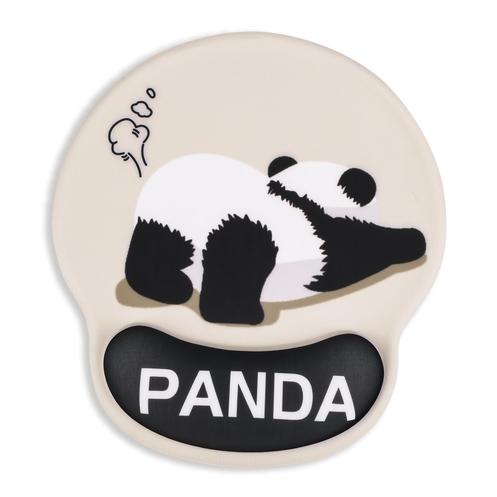 

Коврик для мыши Newseego со встроенной подушечкой для запястья из пены с памятью, эргономичный, уменьшает нагрузку на запястье, идеально подходит для отдыха, и милый и стильный дизайн панды.