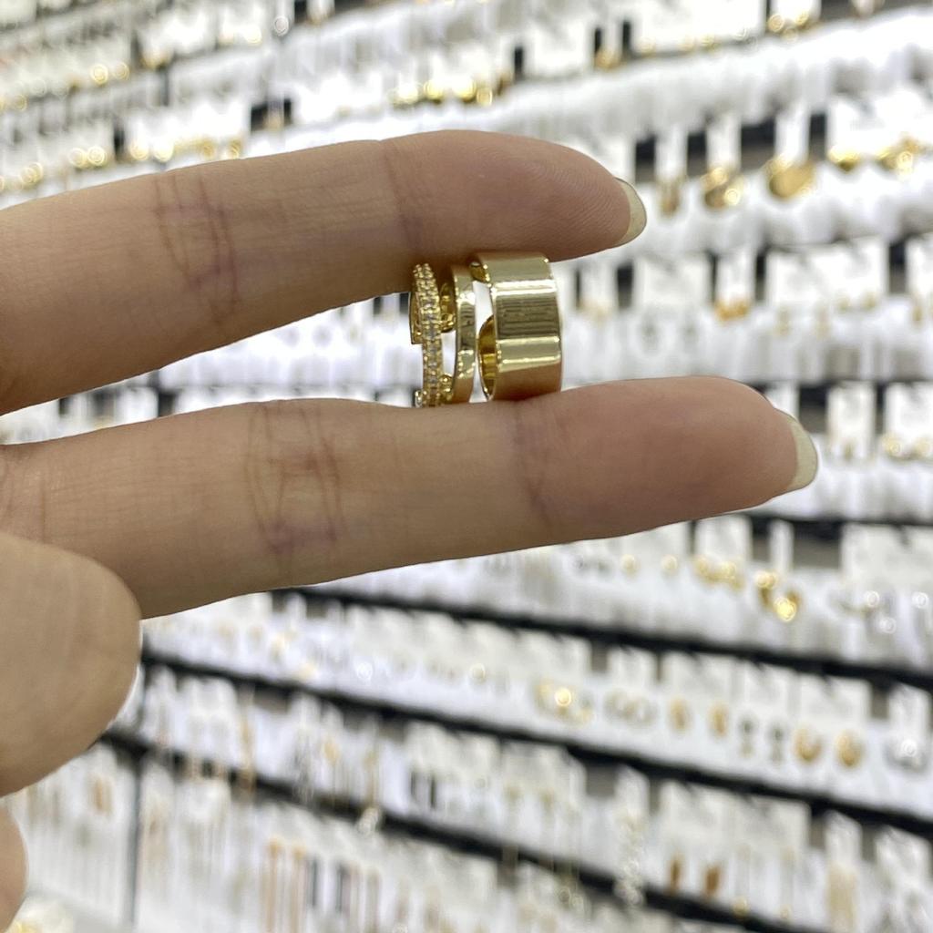 Einzigartiger Kupfer Zirkon Ohr-Cuff: High-End, Kein Piercing erforderlich