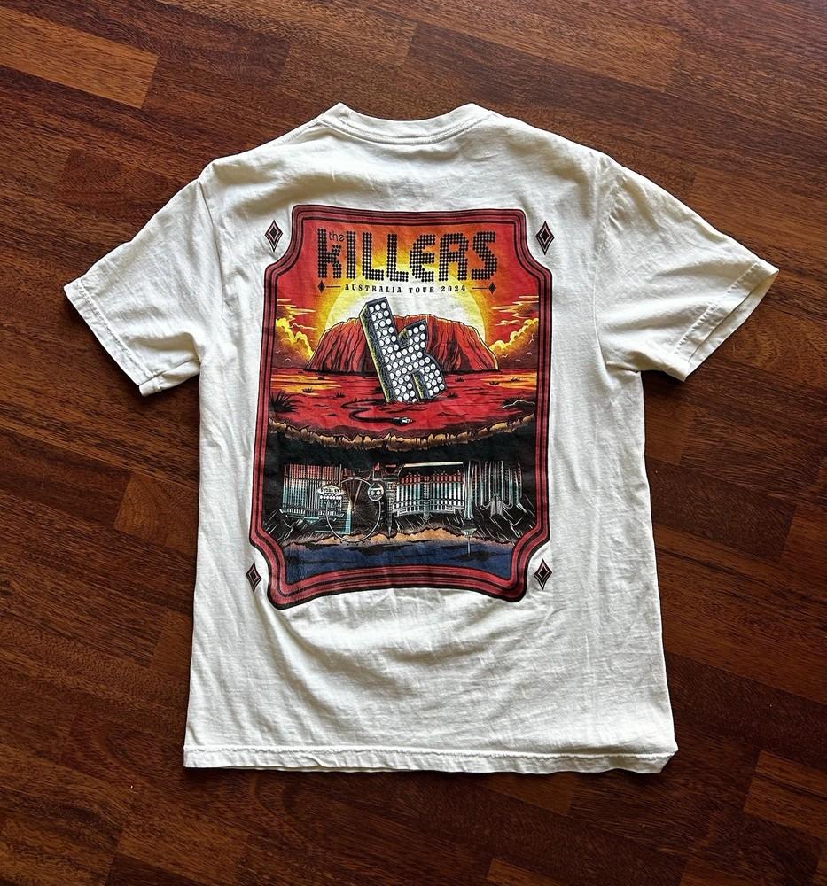 The Killers Australian Tour 2024  Band Tee Unisex T-Shirt S