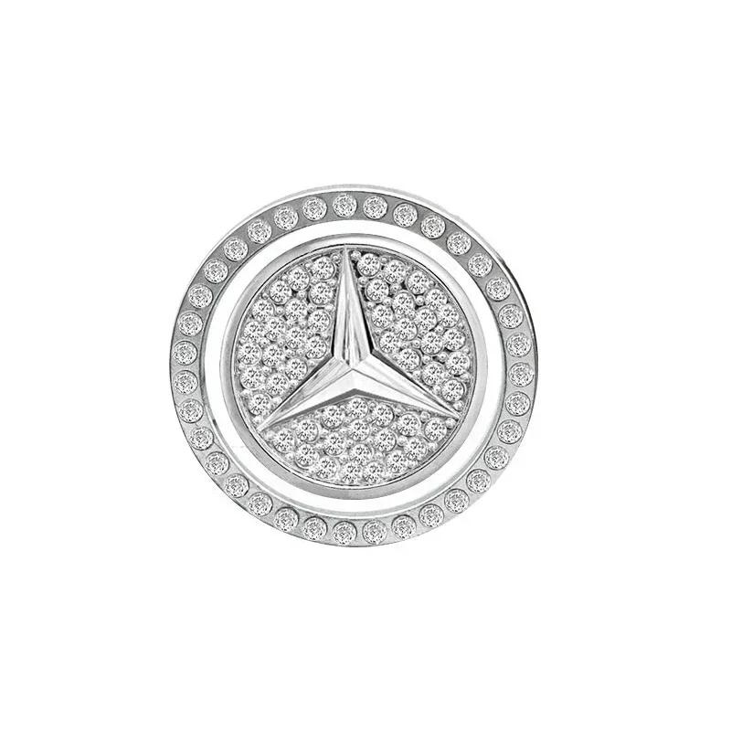 Diamond Car Decor One Click Start Button Engine Start Stop Switch Button Cover for Mercedes Benz W211 W204 W210 W203 CLA GLA ab1