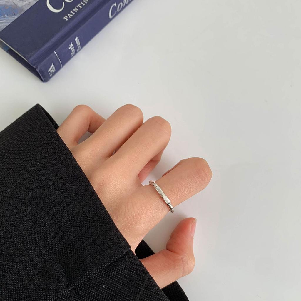 Vintage Combination Thin Ring Female Personality Hip Hop Niche Cold Wind Index Finger Ring