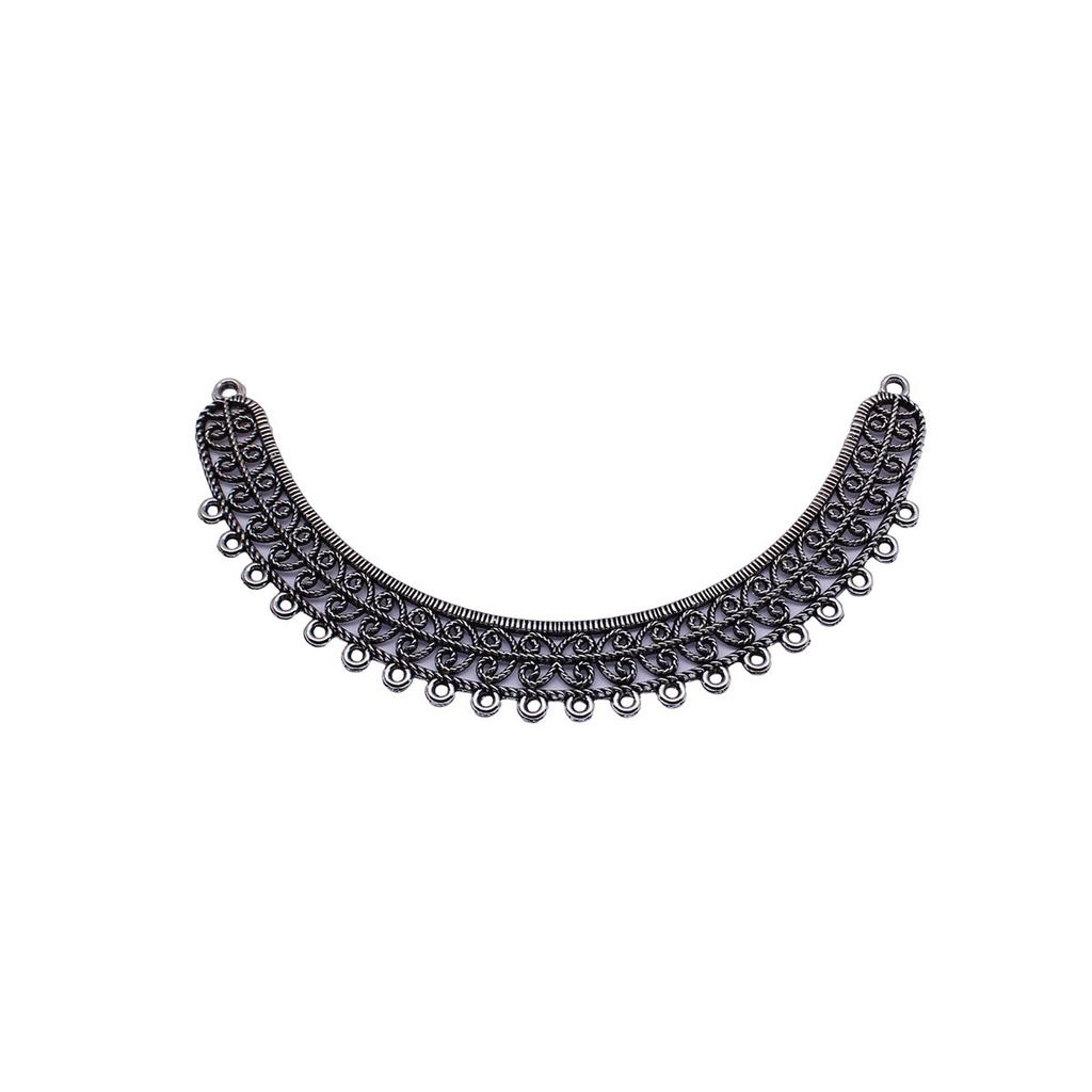 1pcs 104x62mm Antique Silver Color Necklace Connector DIY Jewelry Making