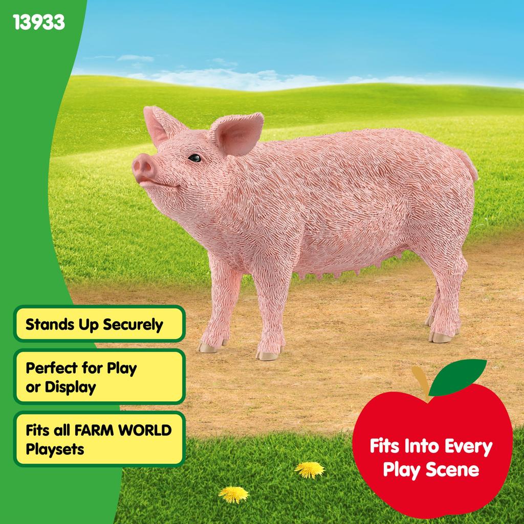 Schleich Świat Farmy Świnia 13933
