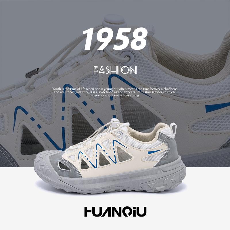 Global Creek Tracking Shoes ZHQ-ZL9012 Summer Versatile Tide Outdoor Men's Shoes Explosive Breathable Wading White Casual Shoes