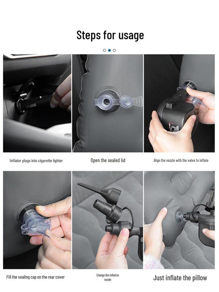 SUV Inflatable Rear Trunk Travel Mattress - Outdoor, Off-Road & Self-Driving Tour Sleeping Pad