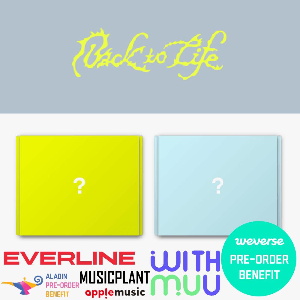 Pre-order &TEAM KR 1st Mini Album Back to Life Standard ver. & POB