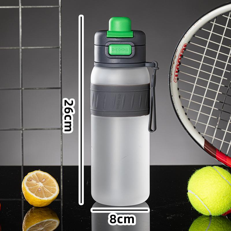 Water bottle High value double drink plastic cup Large capacity sports water cup Portable rope bouncing cup Fitness kettle