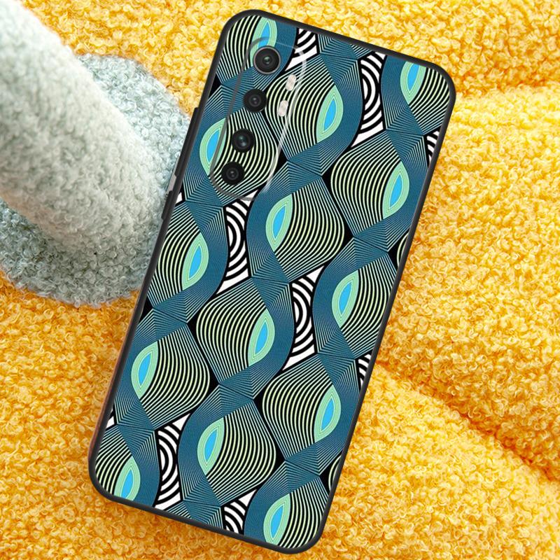 African Wax Pattern Fabric Case For Xiaomi 15T 14T 13T 14 15 Ultra 17 Pro Max Cover For POCO F8 F7 F5 F6 X5 X6 X7 Pro