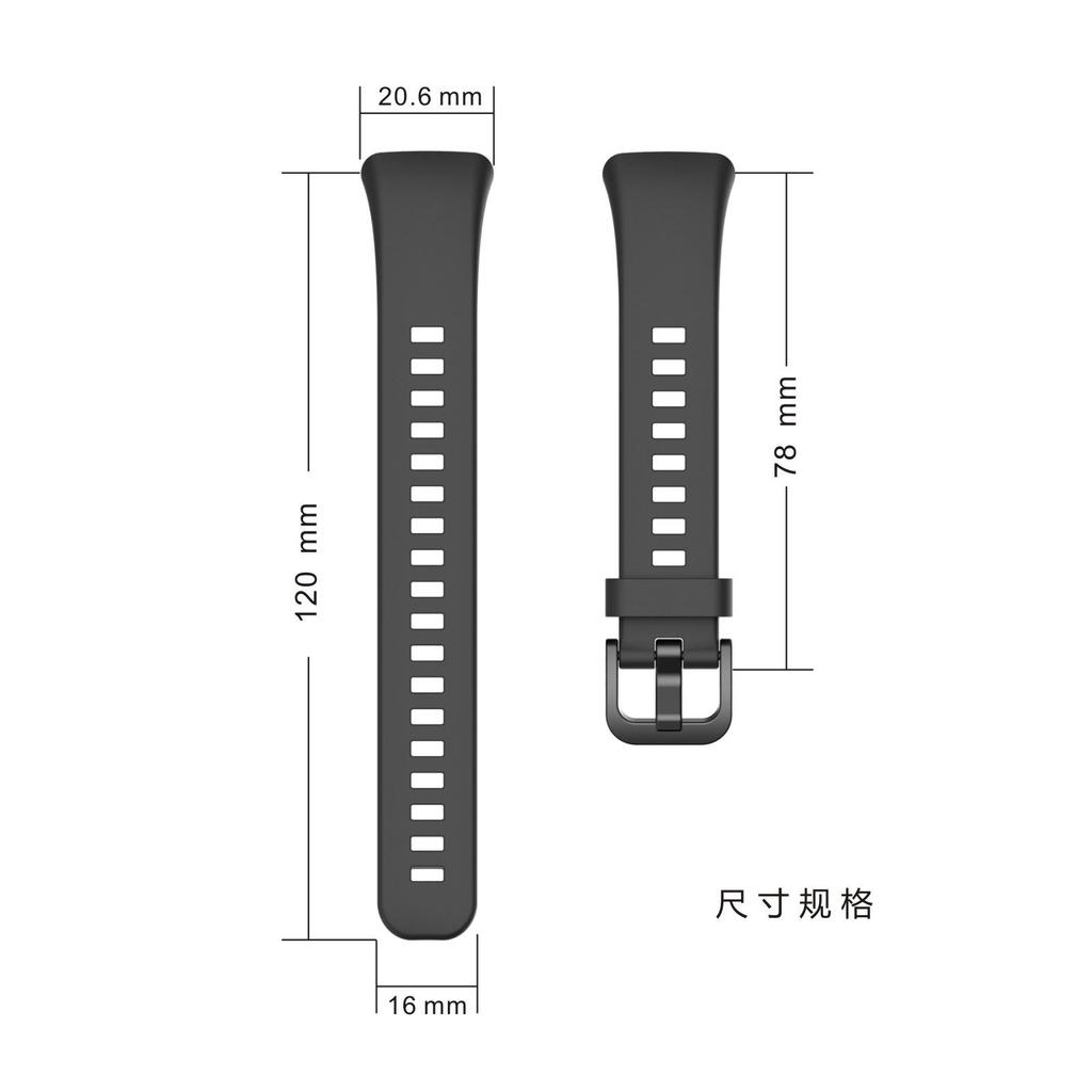 Sport Silicone Watch Band For Huawei Honor Band 6 Smart Watch Wristband Replacement Original Soft Strap For Huawei Band 6 Band