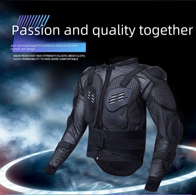 Armure de sécurité en maille pour moto: Équipement de protection élastique pour cavaliers