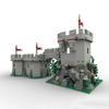 MOC Medieval Castle Camouflaged Outpost Model Building Blocks Bricks Creative Assembly Kids Toys for Children Birthday Gifts